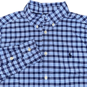 Boys Ralph Lauren Performance Button Down Shirt Size L (14-16) preppy beach